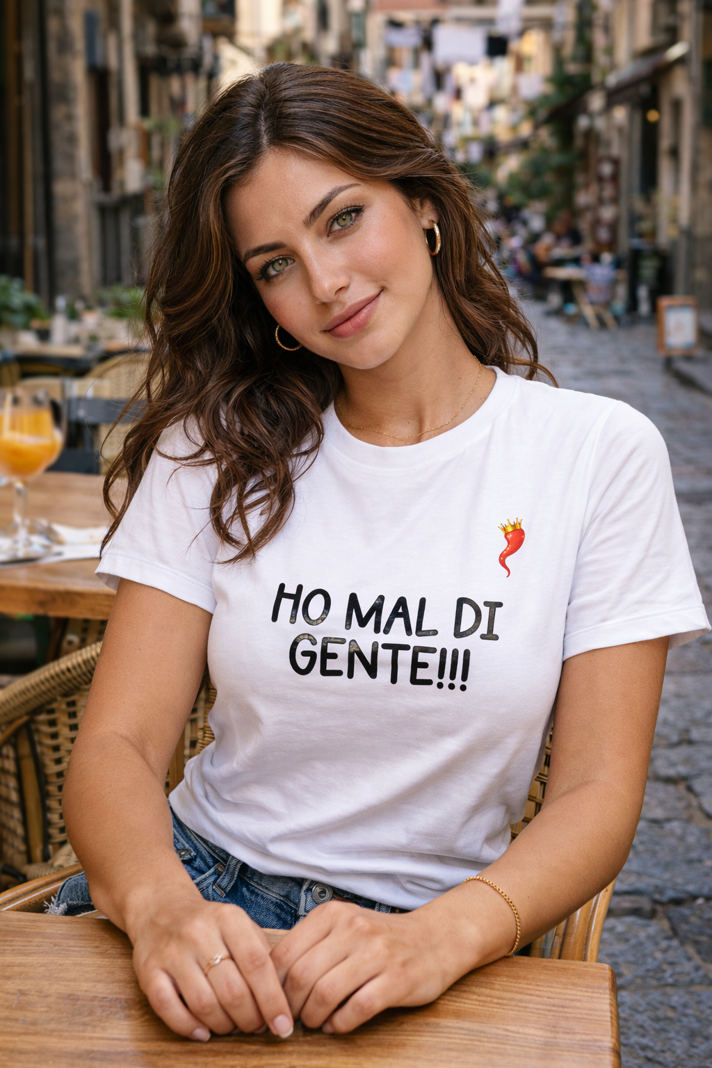 T-shirt “Ho mal di gente!!!”