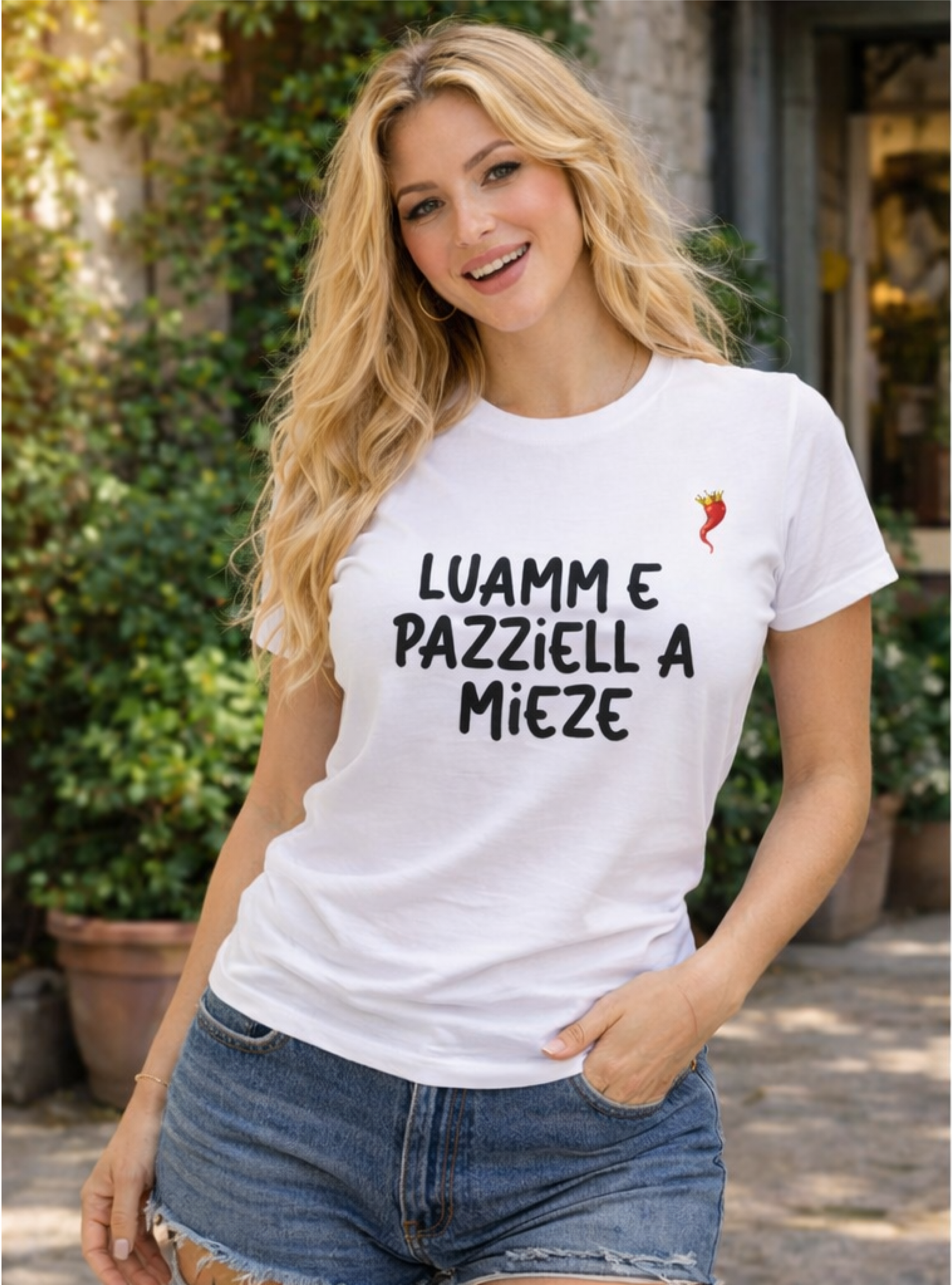 T-shirt “Luamm e Pazziell a Miez"