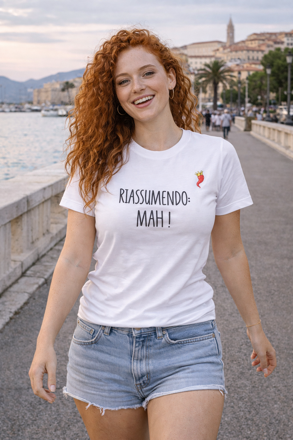 T-shirt “Riassumendo: Mah!”