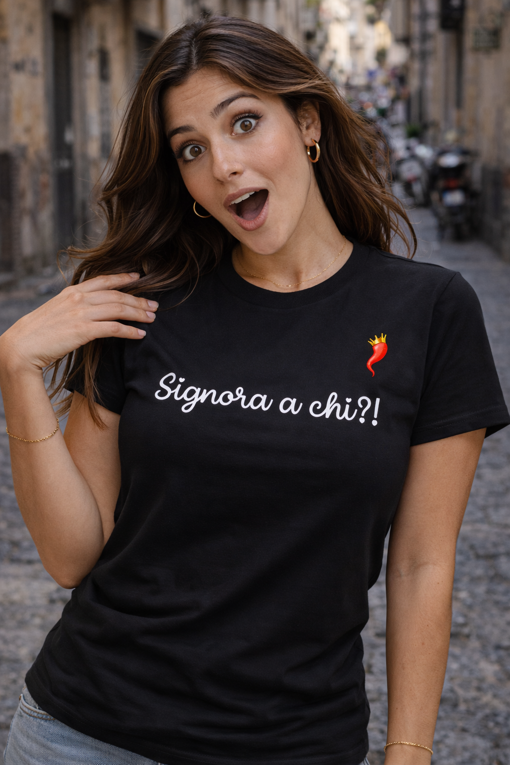 T-shirt “Signora a chi?!?”