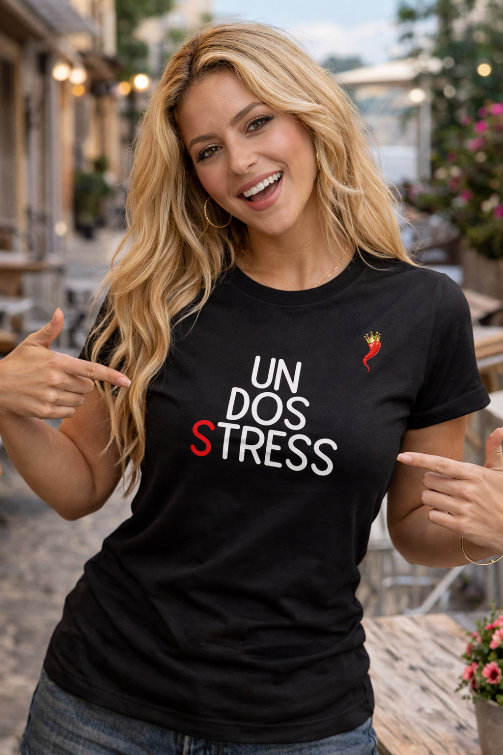 T-shirt “Un Dos Stress”